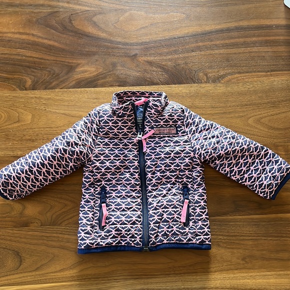 Vineyard Vines quilted full zip puffer jacket - Picture 1 of 6